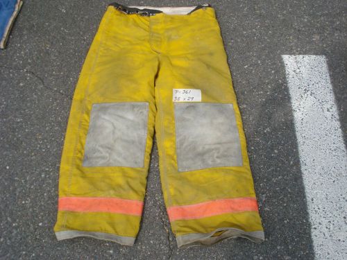 38x29 Pants Firefighter Turnout Bunker Fire Gear LION APPAREL....P361