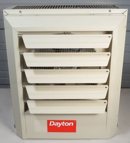 New DAYTON UNIT/GARAGE HEATER 2YU62 5kW ELECTRIC 208V 240V 17000 BTU 350cfm