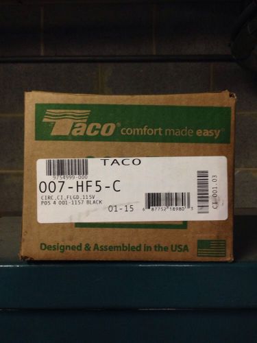 Taco circulator pump 007 for sale