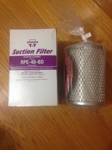 Sporland suction filter rpe-48-bd for sale