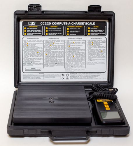 CPS Products CC220 Compute A Charge High Capacity Refrigerant Charging Scale