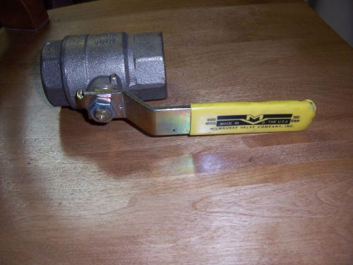 1 1/2&#039;&#039; MILWAUKEE BALL VALVE