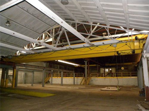 YALE 5 TON 10000 LB POWERED OVERHEAD BRIDGE CRANE HOIST 53.5&#034; L X 10&#039; W