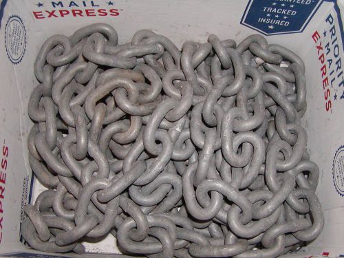 GALVANIZED CHAIN, 3/8&#034; X 23&#039; 8&#034; LONG, GENERAL LIFTING  FARM/TOWING/YARD