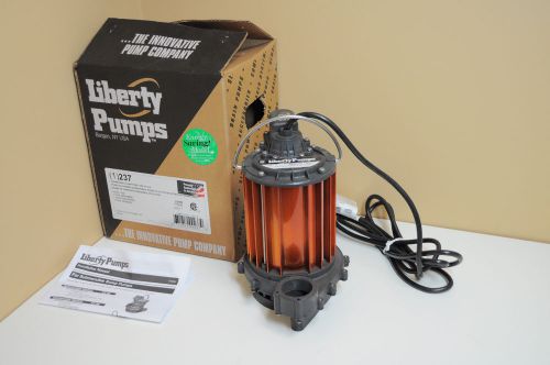 Liberty Pumps 237 - 1/3 HP Aluminum Submersible Sump Pump w/ Vertical Float