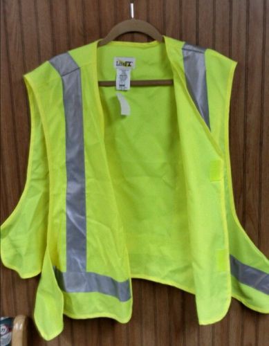 REFLECTIVE SAFETY VEST CLASS 2  HI-VIZ YELLOW CLASS II  SIZE 3 XL LARGE