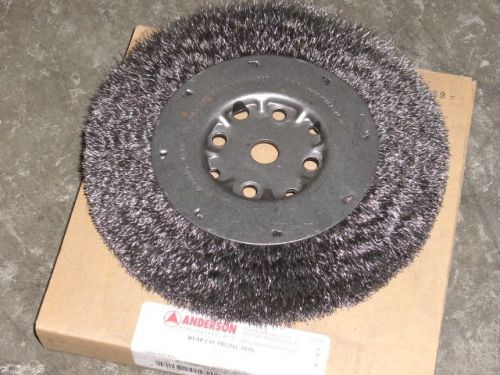 Anderson 8&#034; x 3/4&#034; x 5/8&#034; crimped .0104 wire wheel brush dmx8 edp 01954 usa for sale