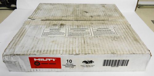 (10) Hilti AB-A6H  Abrasive Cut Off Wheels 14x5/32x20mm Sheet Metal