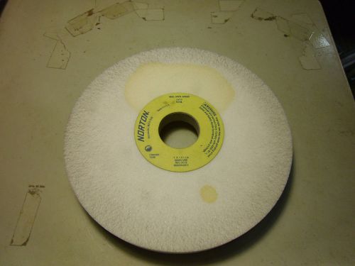 NORTON GRINDING WHEEL 38A60-IVBE 7 X 1 X 1 1/4 REC 3X1/2 MAX 3600 RPM #6762