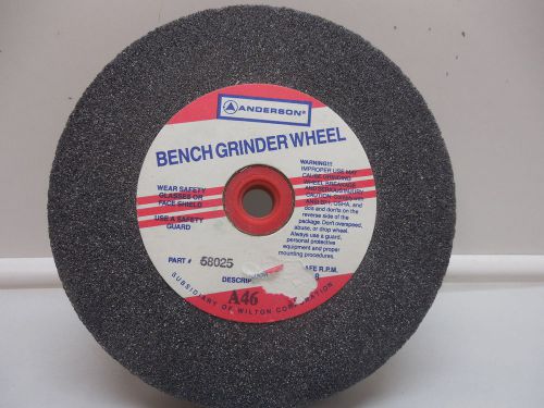 ANDERSON BENCH GRINDER WHEEL 6&#034;x3/4&#034;x1&#034;x A46 #58025