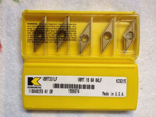 KENNAMETAL VBMT 331LF 160404L KC9315 CARBIDE INSERT