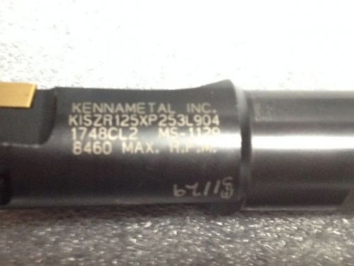 Kennametal Index Plunge Mill 1 1/4 dia  KISZR125XP253L904