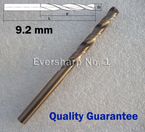 Lot 1pcs Cobalt Drill Bit M35 HSS Twist Drill 9.2mm(.3622&#034;) For Stainless Steel