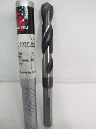 Michigan Drill 303F-9/16, 9/16&#034;, HSS S &amp; D, Reduced Shank Drill Bit