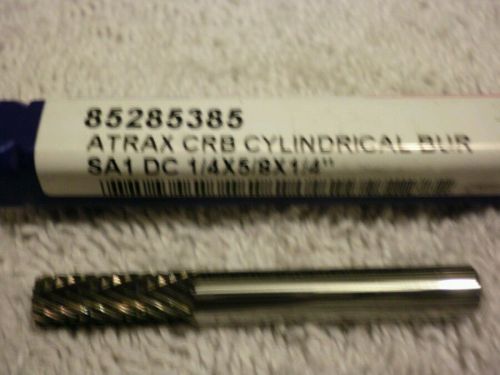 ATRAX  85285385 Burr Carbide  cylindrical 1/4&#034; x 5/8&#034; x 1/4&#034;