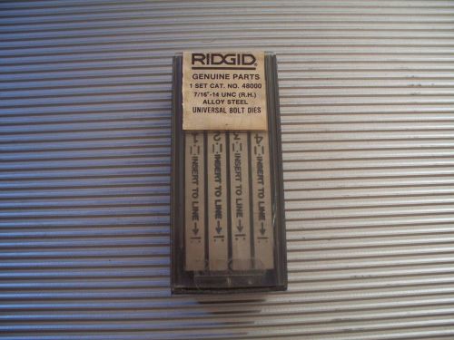 Ridgid Threading  Die 7/16&#034; - 14  UNC #48000 (NEW)