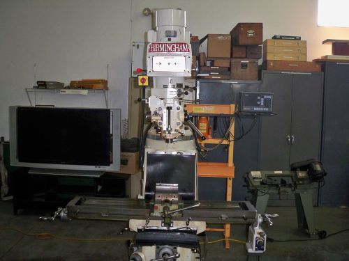 Vari-speed head birmingham  vertical mill, 3 hp 220 - single phase for sale