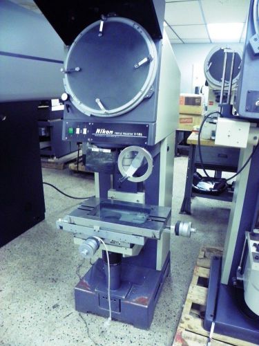 16&#034; nikon v-16e vertical beam floor model optical comparator / profile projector for sale