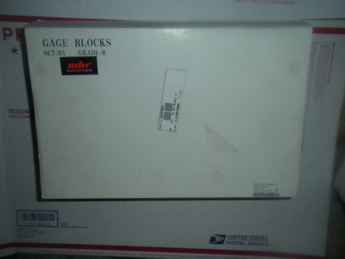 MHC Gage Block Set Grade :B 81 pcs