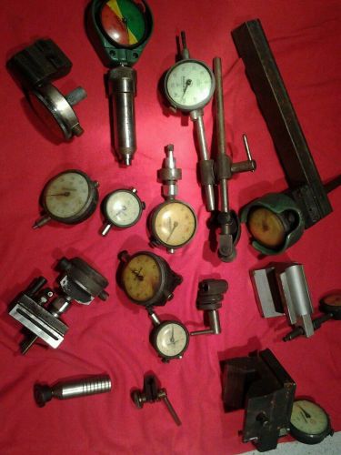 LOT OR DIAL INDICATORS FIXTURES BLOCKS (11) FERERAL (1) STANDARD BRIDGEPORT CNC