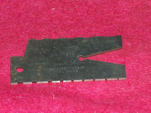 VINTAGE STARRETT NO 284 - 29 DEGREE SCREW THREAD TOOL GAUGE