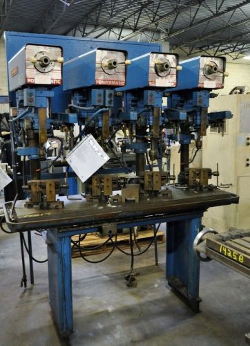 15&#034; POWERMATIC 4-SPINDLE DRILL PRESS