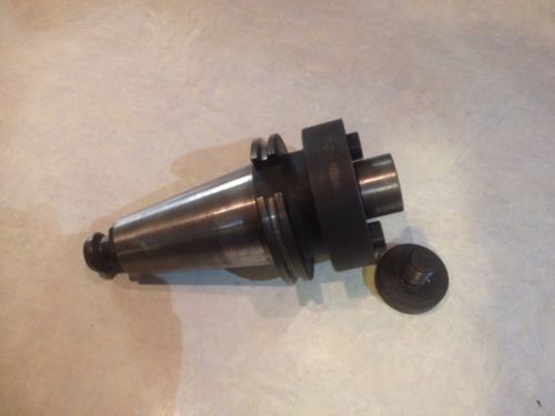 Parlec cat 50 stub arbor shell mill holder 1-1/2&#034; pilot marked c50-15sm2 for sale