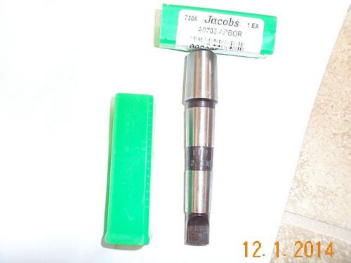 JACOBS CHUCK ARBOR A0203   7308 2MT 3JT #2 Morse Taper to #3 Jacobs Taper Lot B