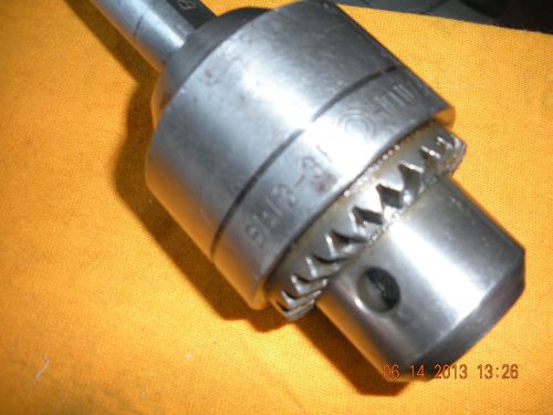 Rohm BB13-3 Drill Chuck, .750 Straight Shank Arbor 1/32-1/2