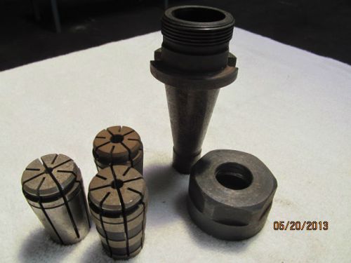 Erickson quick-change collet chuck  w/ 3/16&#034;; 9/32&#034;; 3/8&#034;  collets  (280) for sale