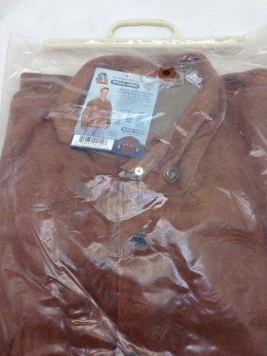 (1) Steiner 92154 WELD COOL CHROME TANNED SIDE SPLIT COWHIDE WELDING JACKET 2X-L