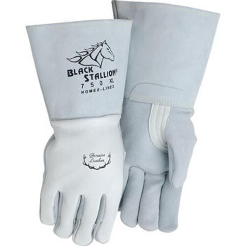Revco Black Stallion 750 Premium Grain Elkskin Stick Welding Gloves, Large