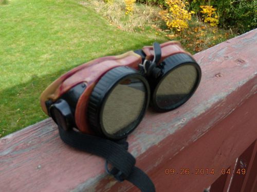 VINTAGE WILSON  STEAMPUNK GOOGLE AVIATOR WELDING SAFETY GLASSES