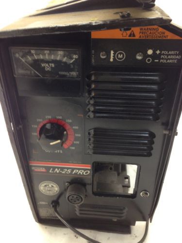 Lincoln ln-25 pro wire feeder portable welder used gun  sn-u1090404561 for sale