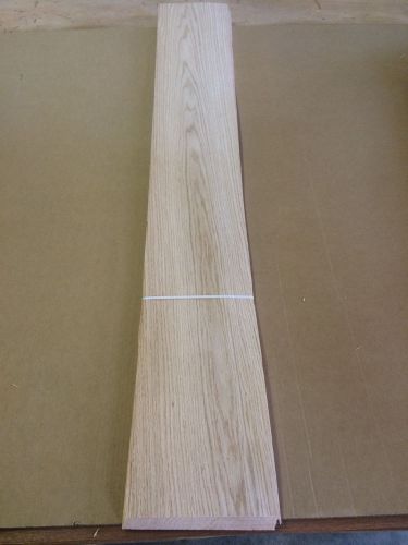 Wood veneer red oak 6x52 22pcs total raw veneer &#034;exotic&#034; ro15 8-13 for sale