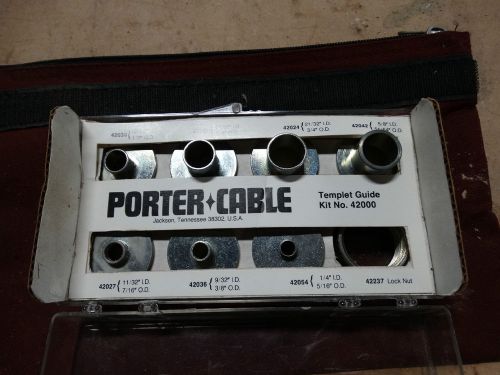 NEW Porter Cable  42000 Template Guide Kit NEW