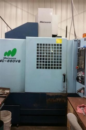 2001 Matsuura MC-660VG VMC with 15,000 RPM Spindle.