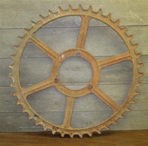 Industrial Cast Iron Metal Steampunk Factory Gear Decor Coffee Table b FREE SHIP