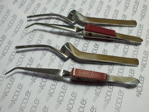 Dental new 2 Soldering Tweezers 2 with Paper Articulators Curved  ADDLER German