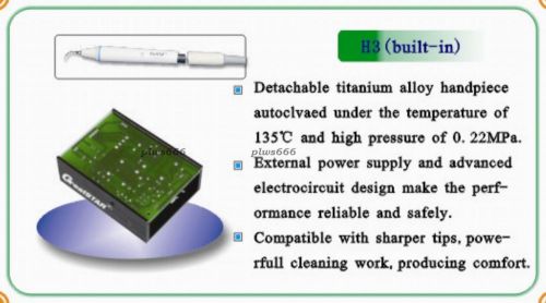 GreatStar Dental H3 Built-in Ultrasonic Scaler Detachable Handpiece CE