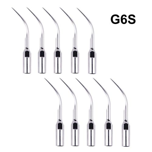 10pcs G6S Dental Ultrasonic Piezo Scaler Scaling Tips Hanpiece f SATELEC NSK DTE