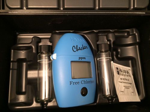 HANNA INSTRUMENTS HI 701 Free Chlorine Checker Free Ship to USA w/ case