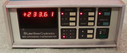 LAKESHORE CRYOTRONICS 820 CRYOGENIC THERMOMETER!