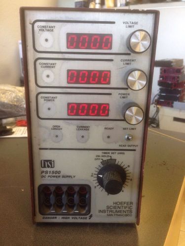 HSI  Hoefer Scientific Instruments PS1500 DC Power Supply