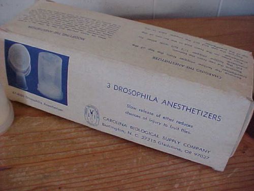 3 Drosophila Anesthetizers FRUIT FLIES related Carolina Biological Supply ETHER