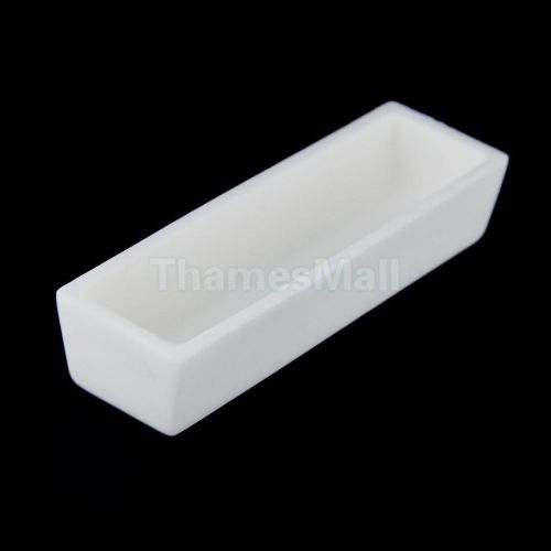 60ml alumina (99%) crucible boat sample holder for lab muffle furnace 1800°c for sale