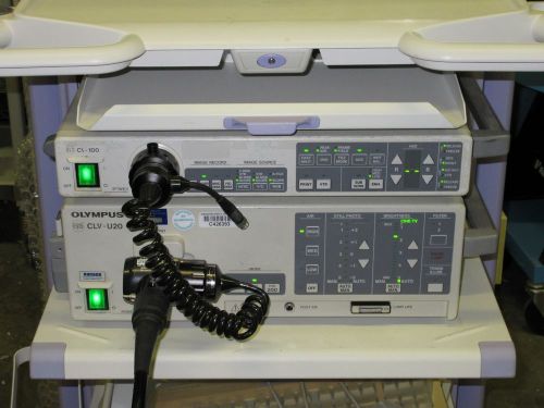 Olympus  CV 100 &amp; CLV-U20 w/pigtail &amp; colonoscope CF-140S