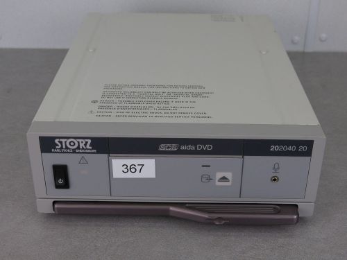 STORZ SCR AIDA DVD 202040 20 ENDOSCOPY VIDEO IMAGING SYSTEM