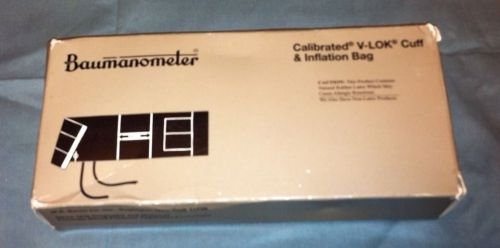 Vintage New Baumamometer Blood Pressure Cuff THIGH 1884 Calibrated V-Lok