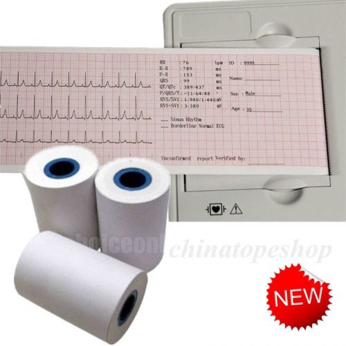 New 50mm*20m Print paper for ECG EKG Electrocardiograp Machine Free Ship